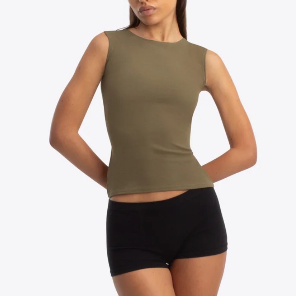 Susamusa London Gina Top - Khaki